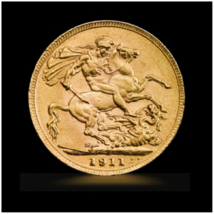Brittisk Guld Sovereign George V