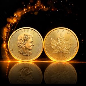 Kanadensisk Maple Leaf Guldmynt 1 oz