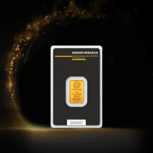 5g Argor Heraeus kinebar guldtacka