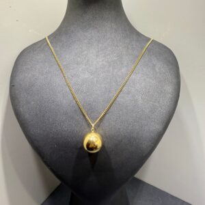 Begagnad Halsband med kula - Hänge 18K