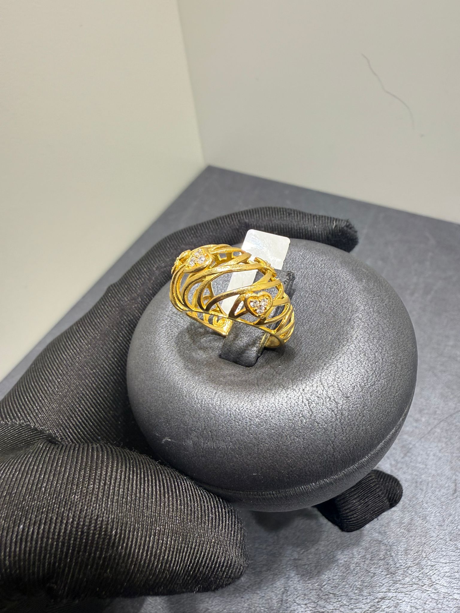 Begagnad ring i 21K guld - Bild 2