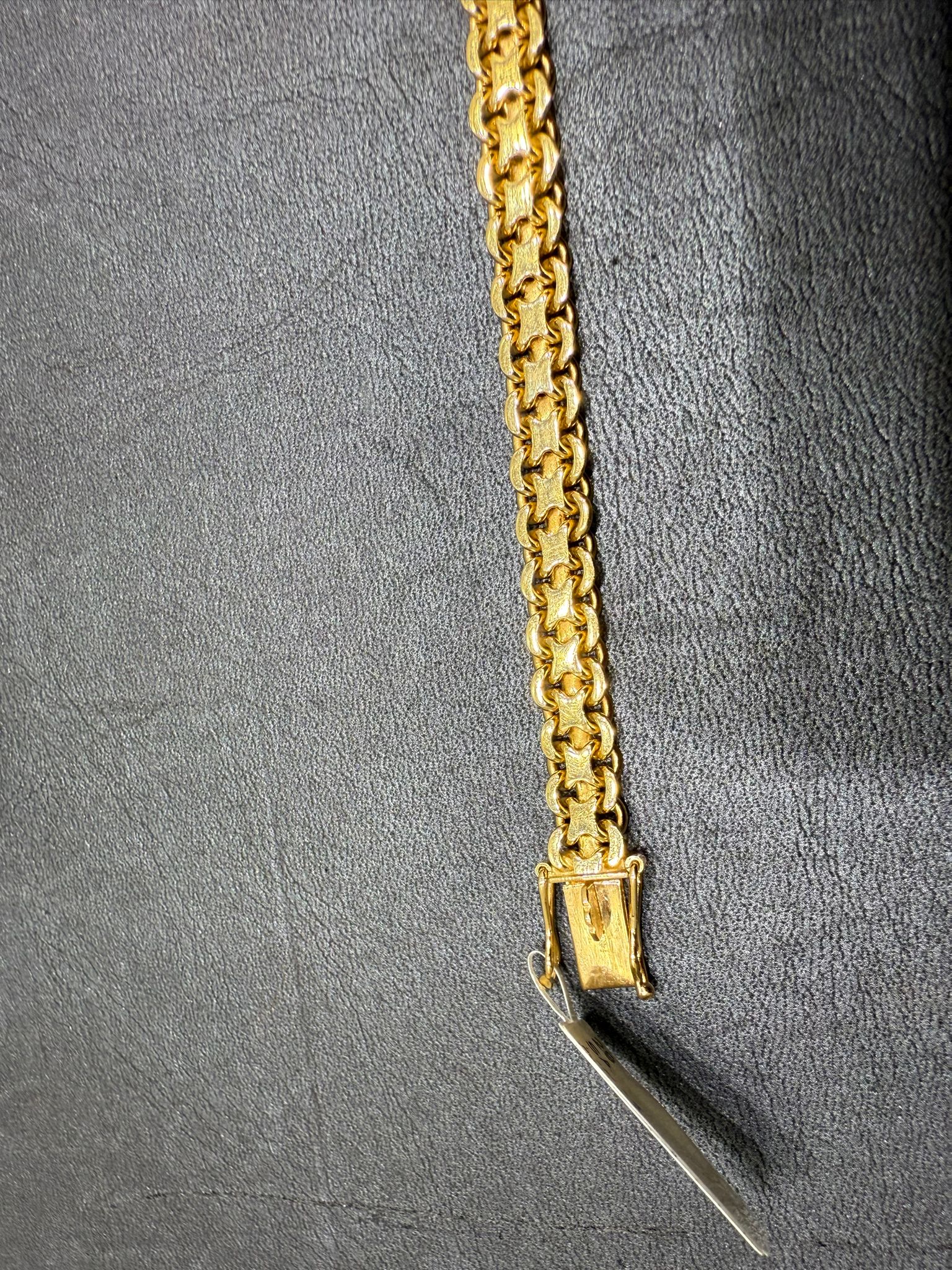 Begagnad X-länk Armband 18K - Bild 4