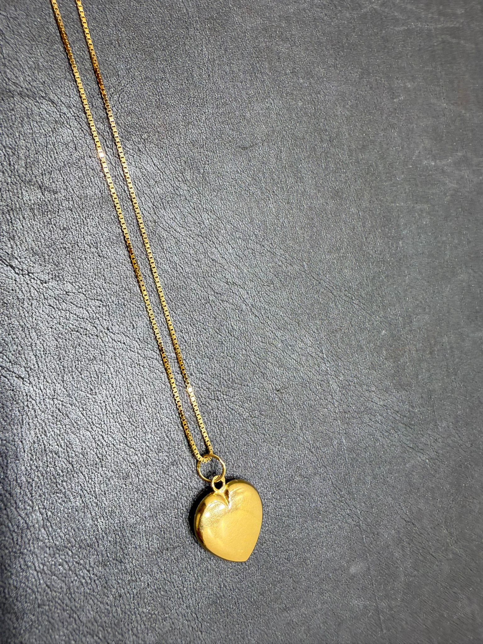 Begagnad Halsband – med hjärta 18k - Bild 3