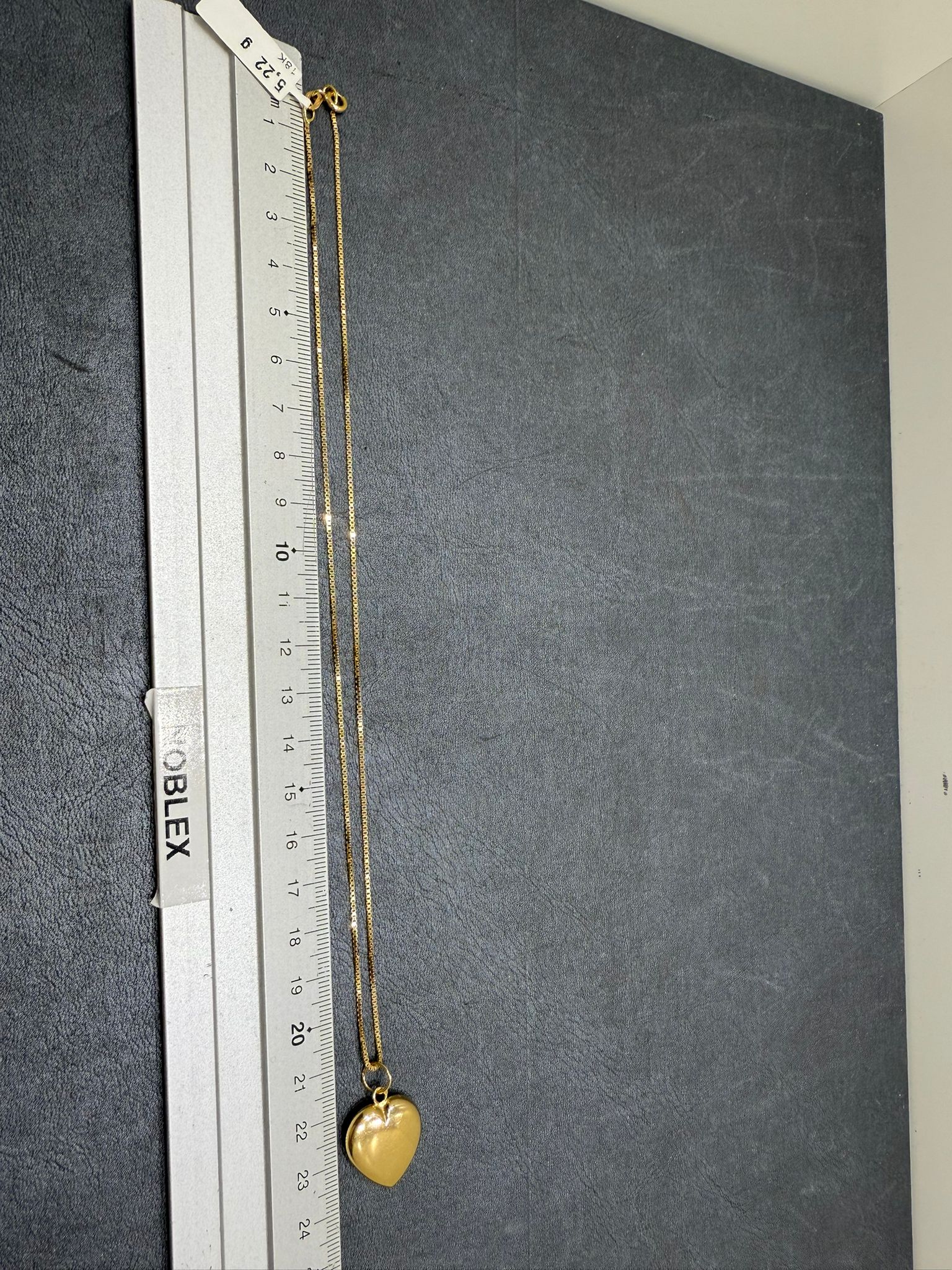 Begagnad Halsband – med hjärta 18k - Bild 2