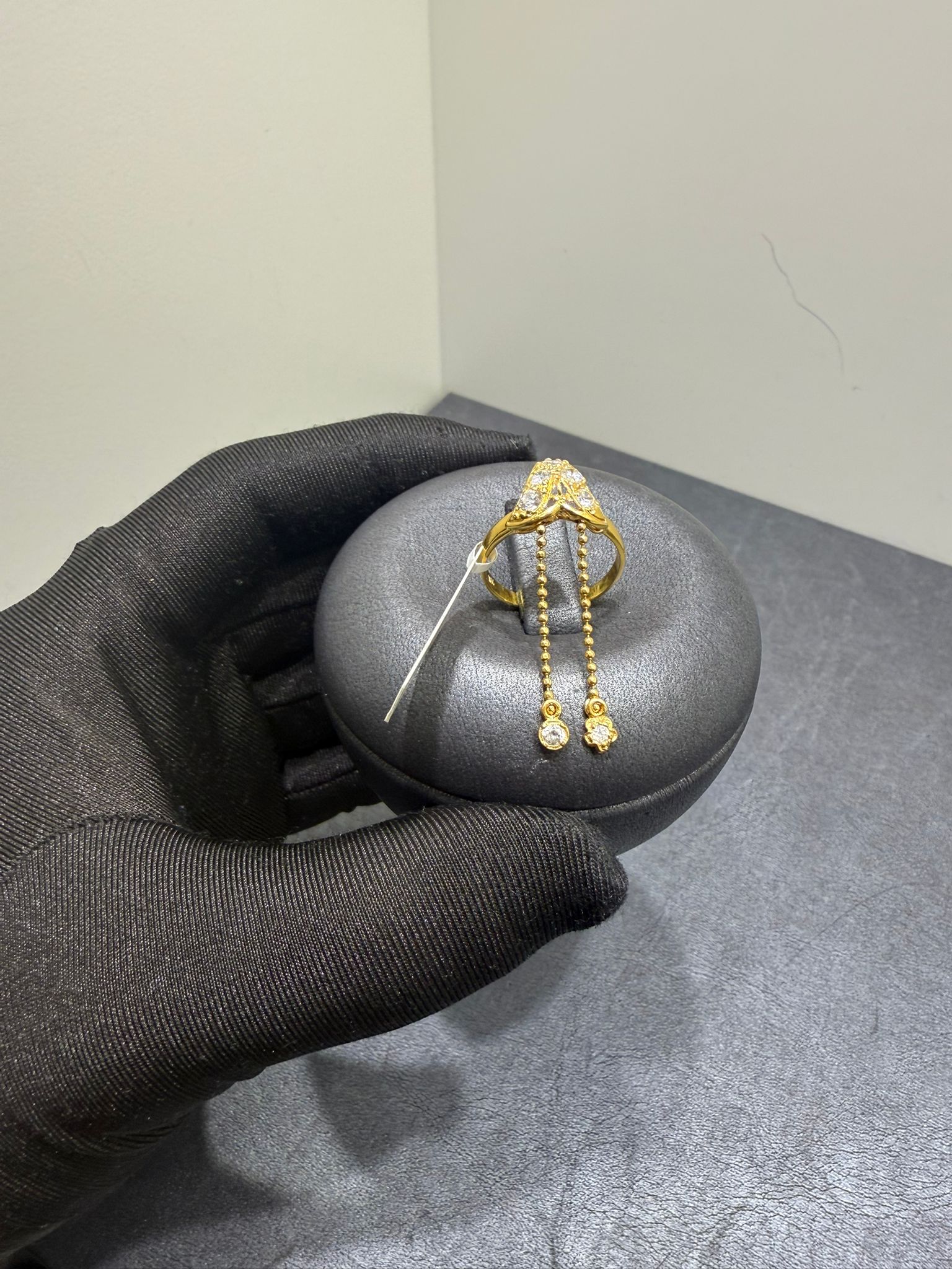 Begagnad ring i 21K guld - Bild 3