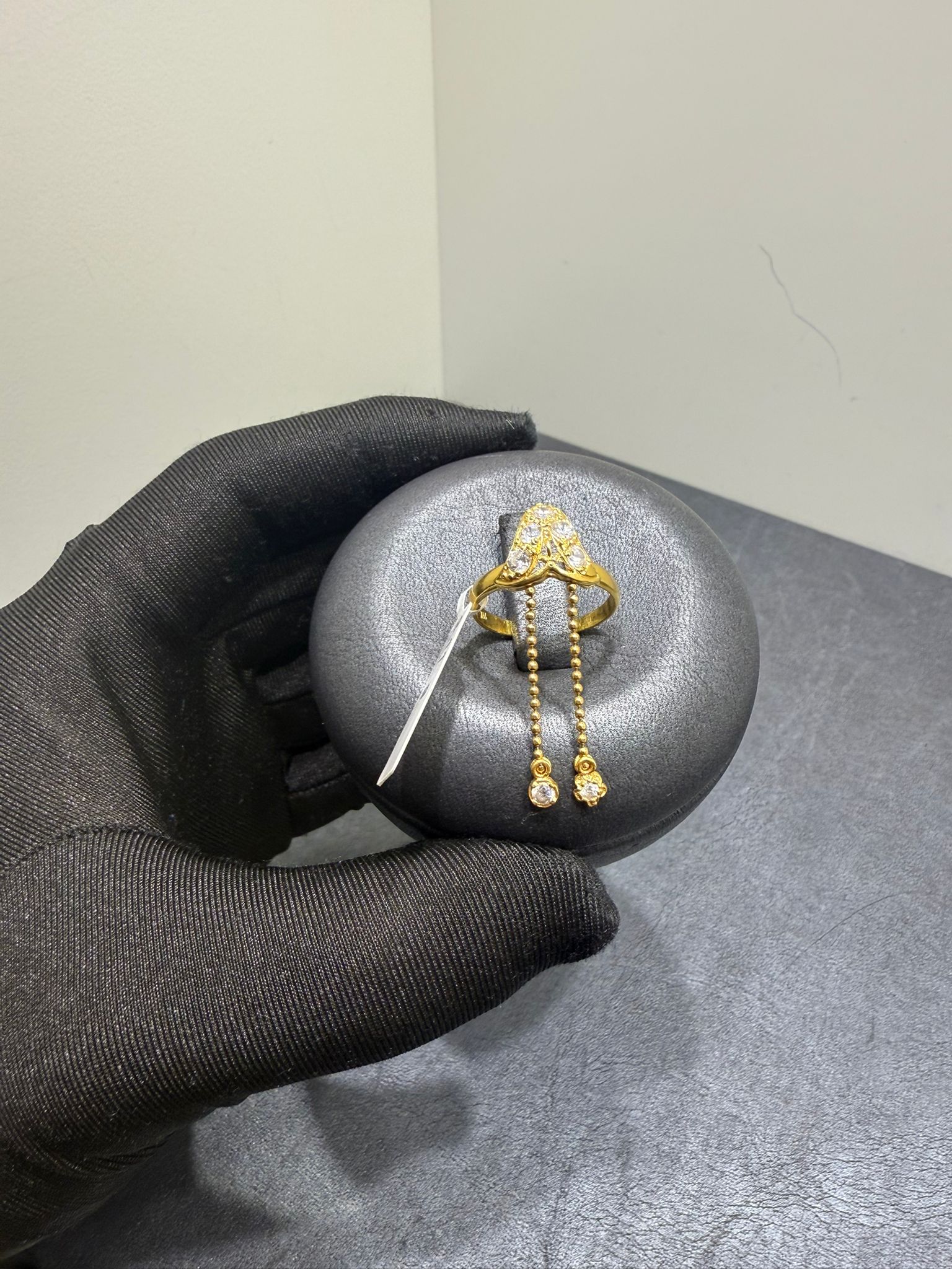 Begagnad ring i 21K guld