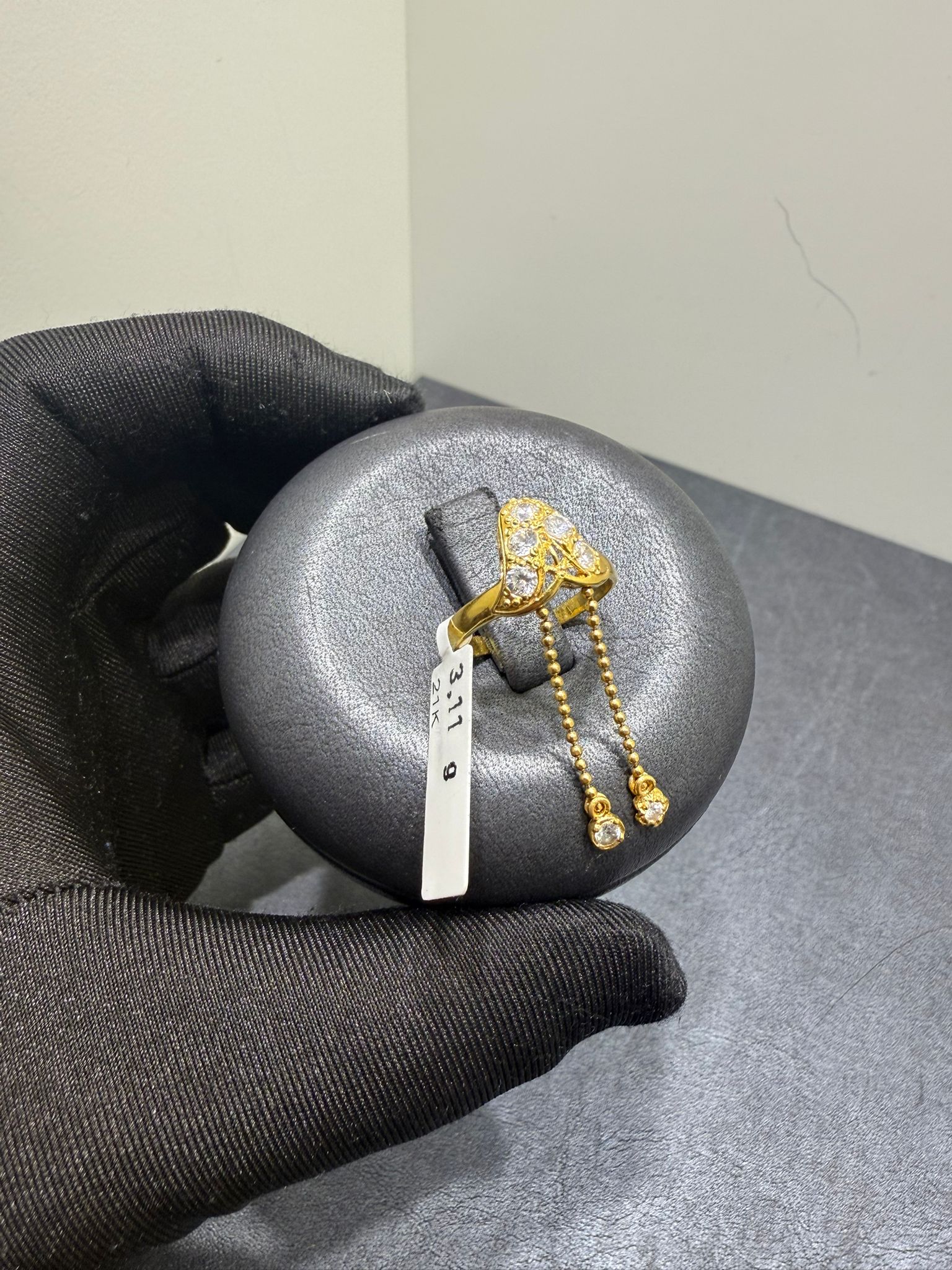 Begagnad ring i 21K guld - Bild 4