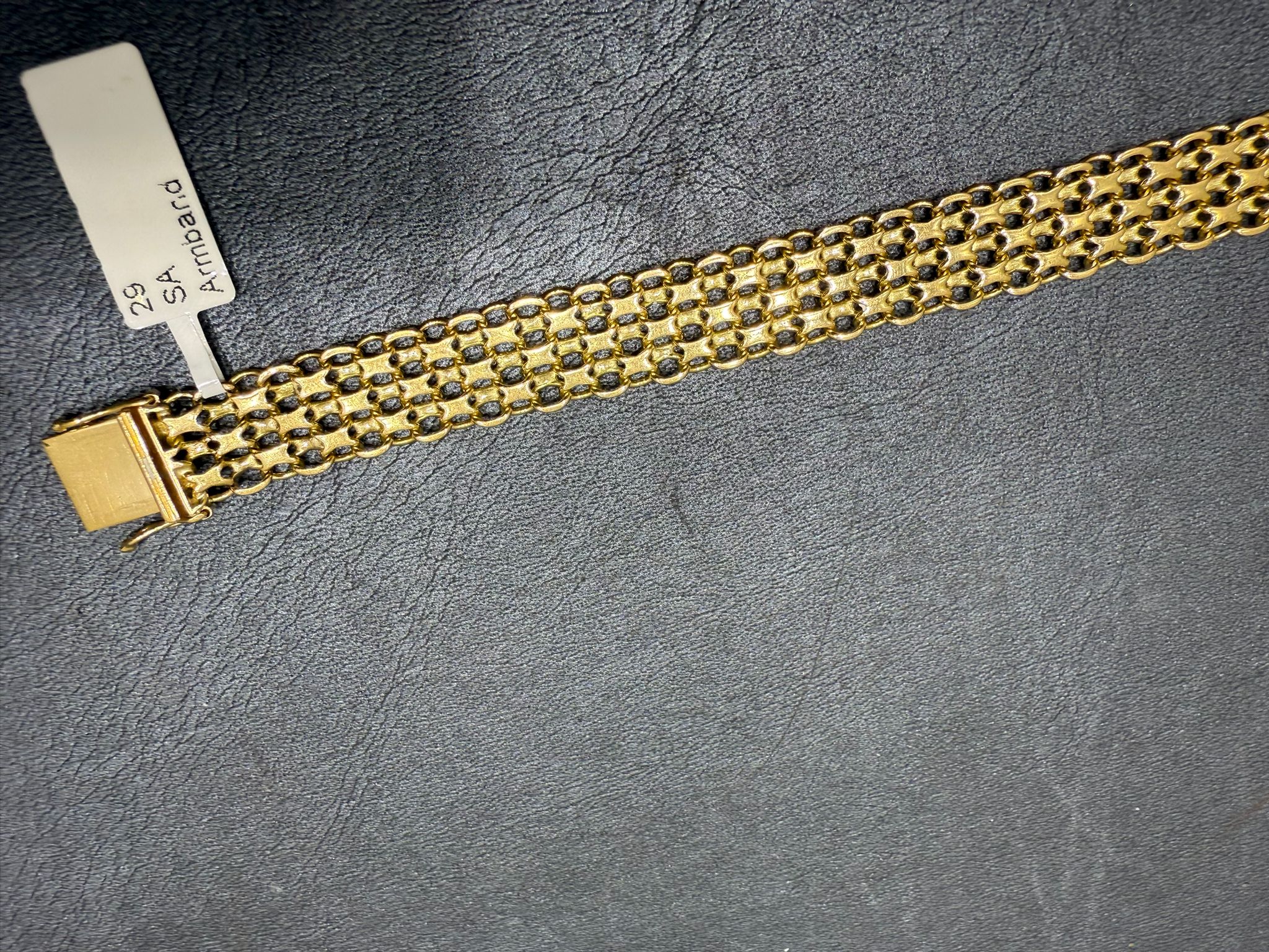 Begagnad X-länk Armband 18K - Bild 3