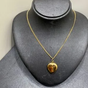 Begagnad Halsband – med hjärta 18k