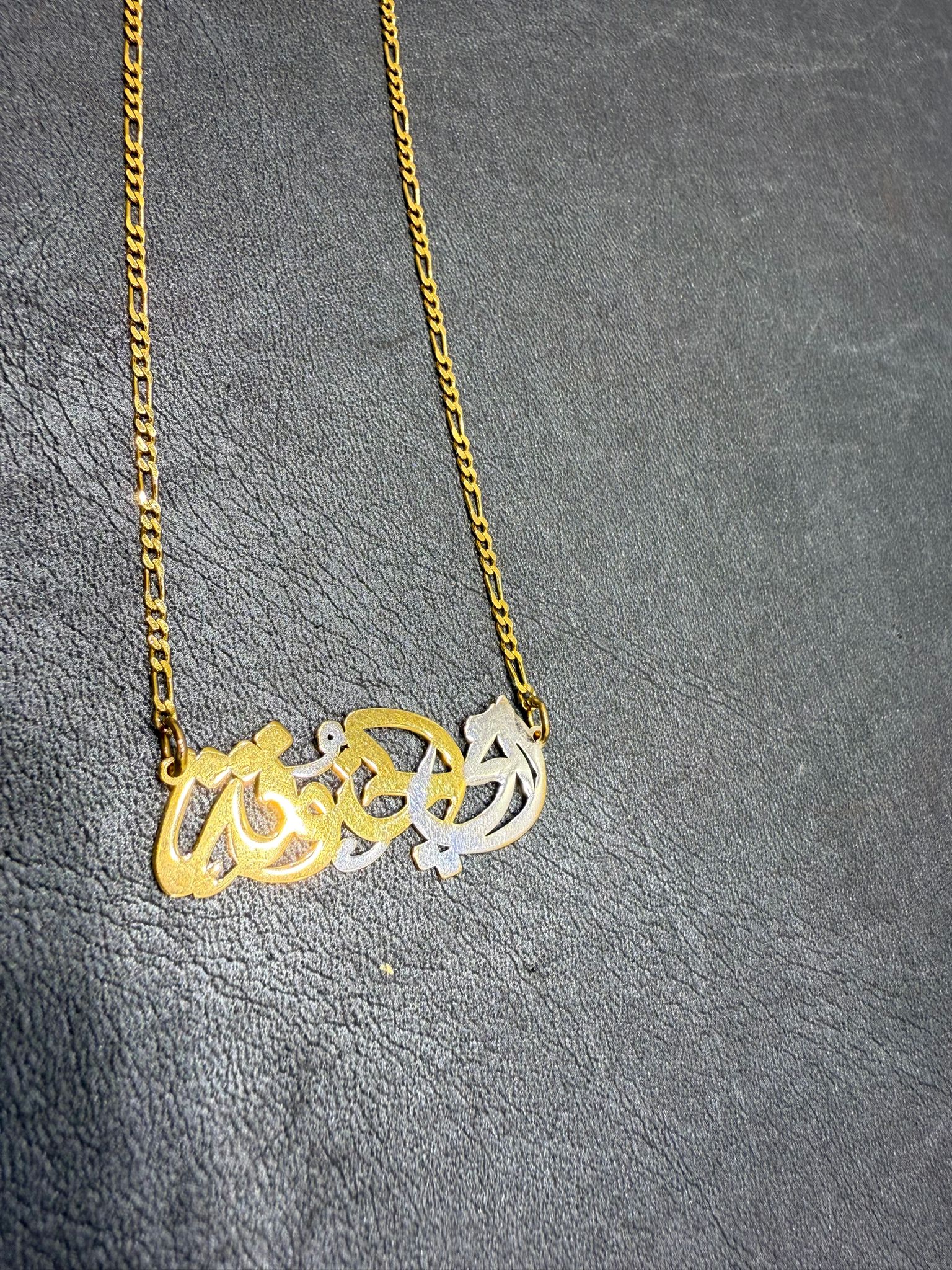 Begagnad halsband med hänge min kärleksfulla mamma 21k - Bild 3