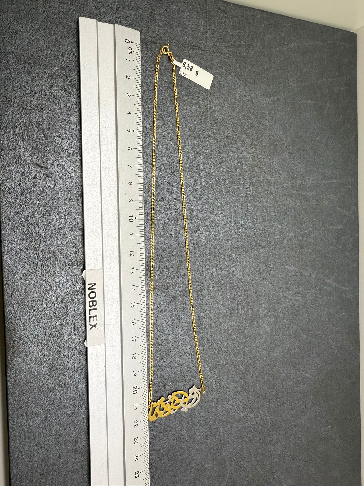 Begagnad halsband med hänge min kärleksfulla mamma 21k - Bild 2