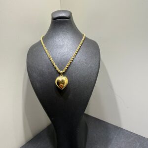 Begagnad Halsband –  med hjärta 18k