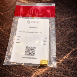 NOBLEX- 1 bit av 24K (999,9) - 7,83g