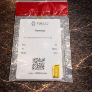 NOBLEX- 1 bit av 24K (999,9) - 13,37g