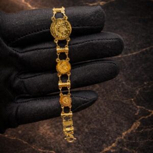 Begagnade Armband med turkisk lira-motiv i 21K 10,22g