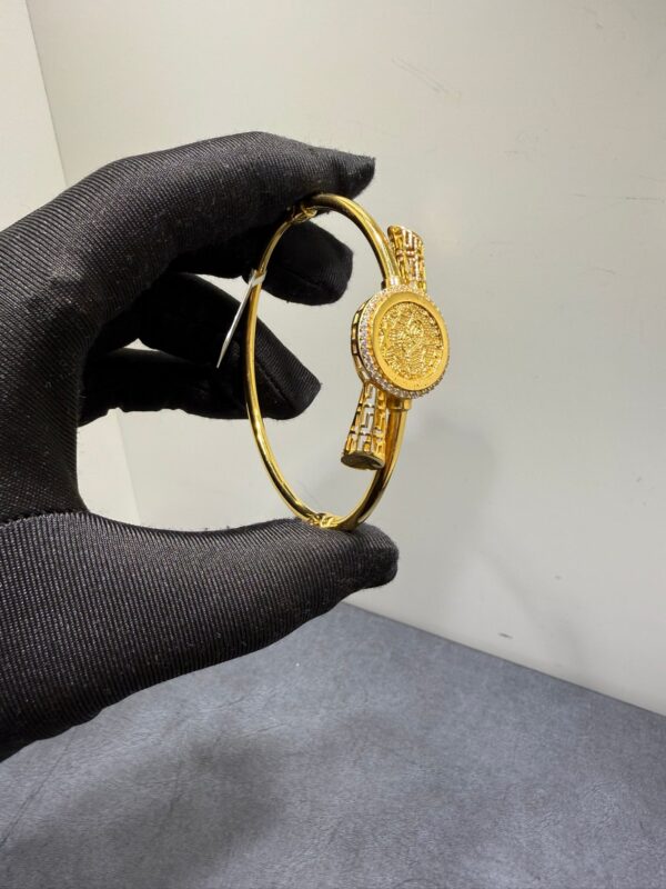 Begagnade Armring med turkisk lira-motiv i 21K 13,42g - Bild 3
