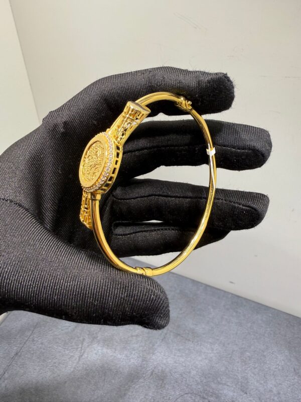 Begagnade Armring med turkisk lira-motiv i 21K 13,42g - Bild 4