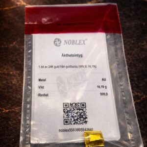 NOBLEX- 1 bit av 24K (999,9) - 16,19 g