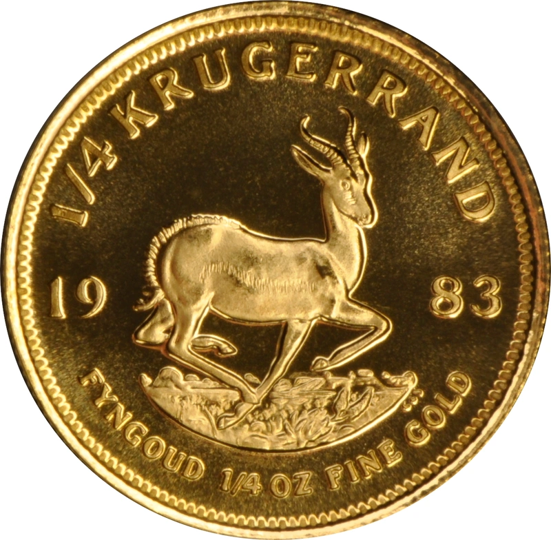 Sydafrikansk Krugerrand 1/4 oz - Bild 3