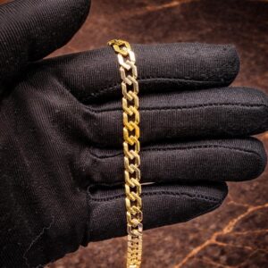 Begagnad Tvåfärgat armband i 18K 12,01g