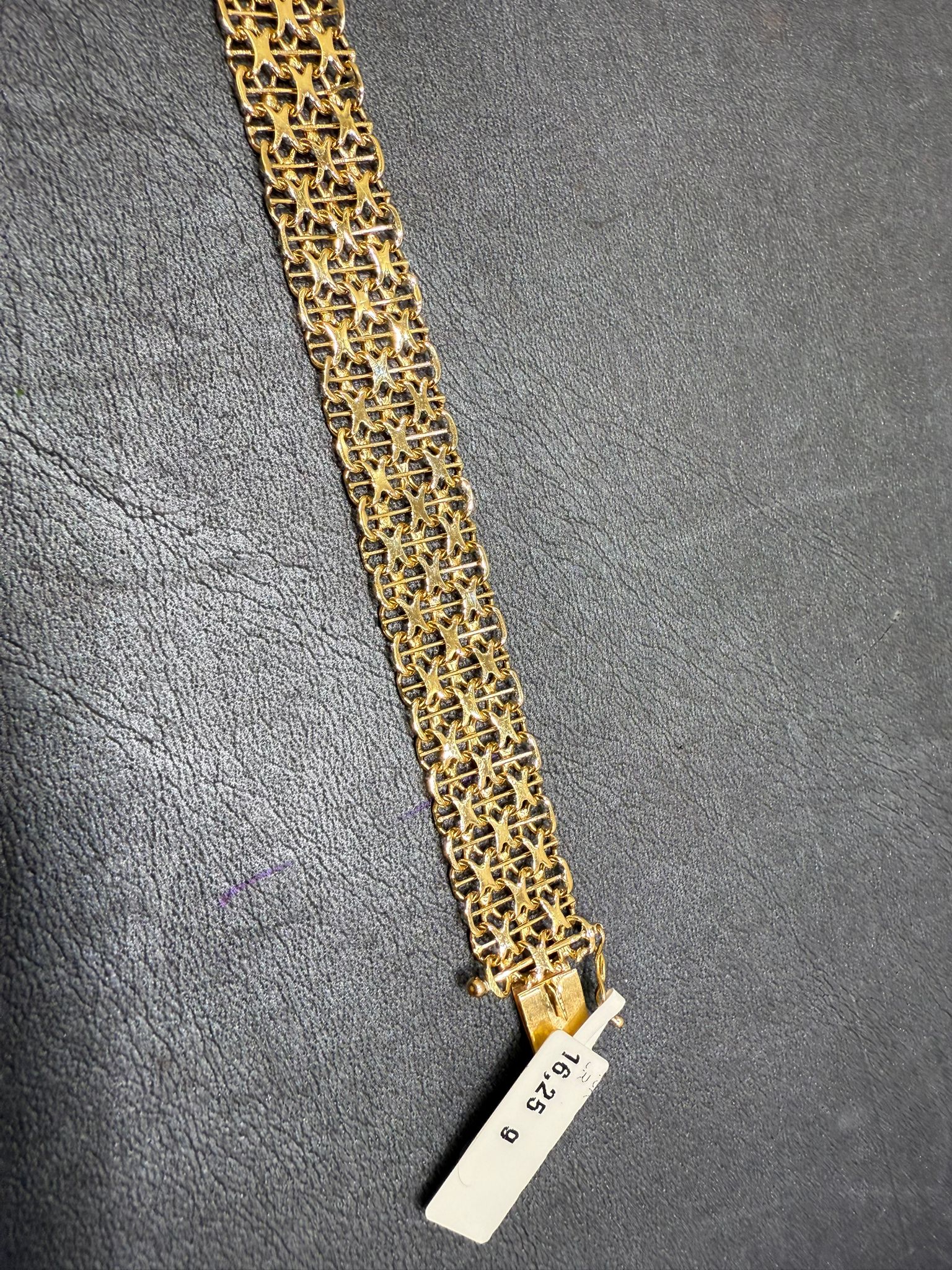 Begagnad X-länk Armband 18K - 16,25 g - Bild 3