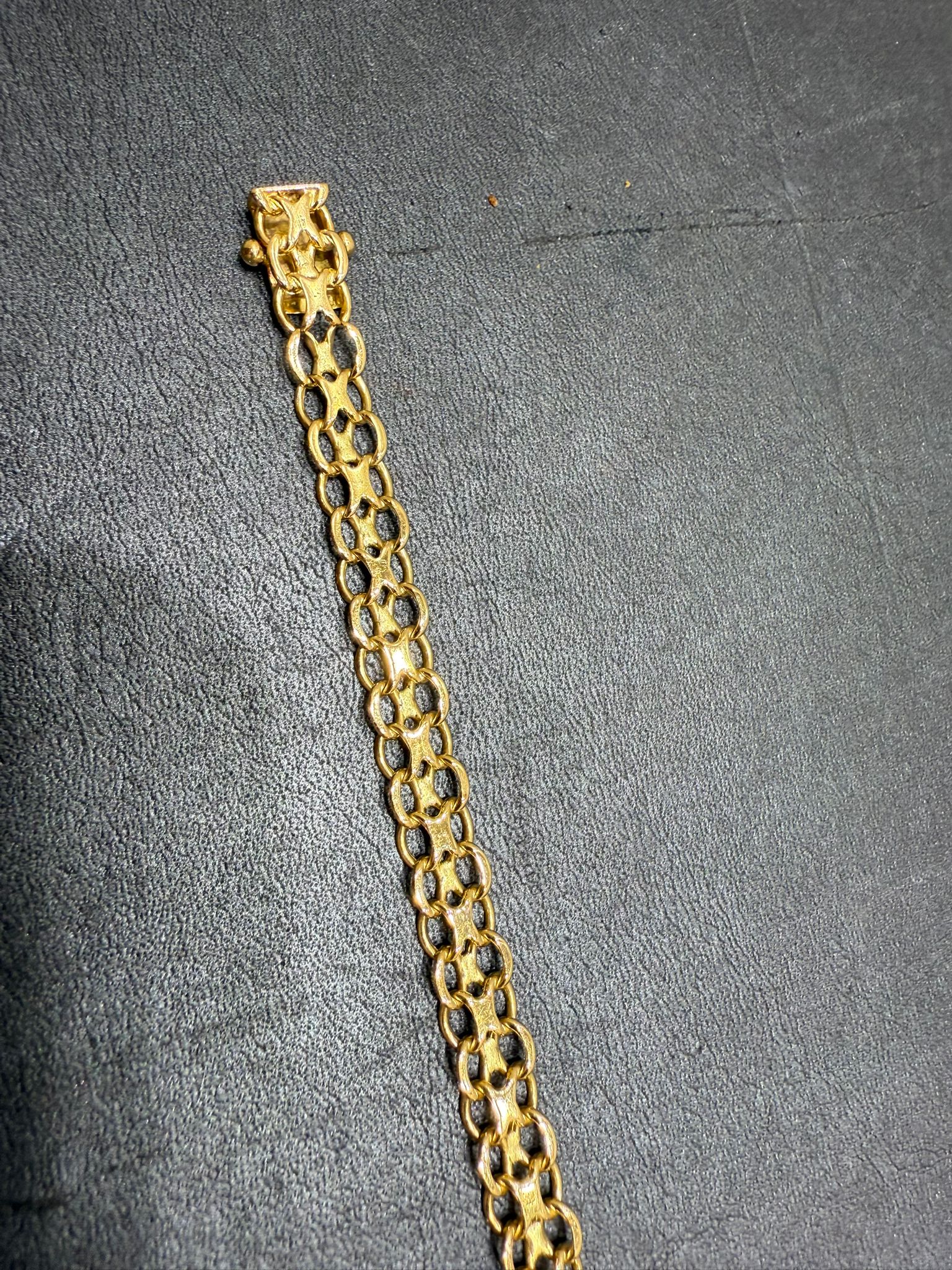 Begagnad X-länk Armband 18K - 15,70g - Bild 4