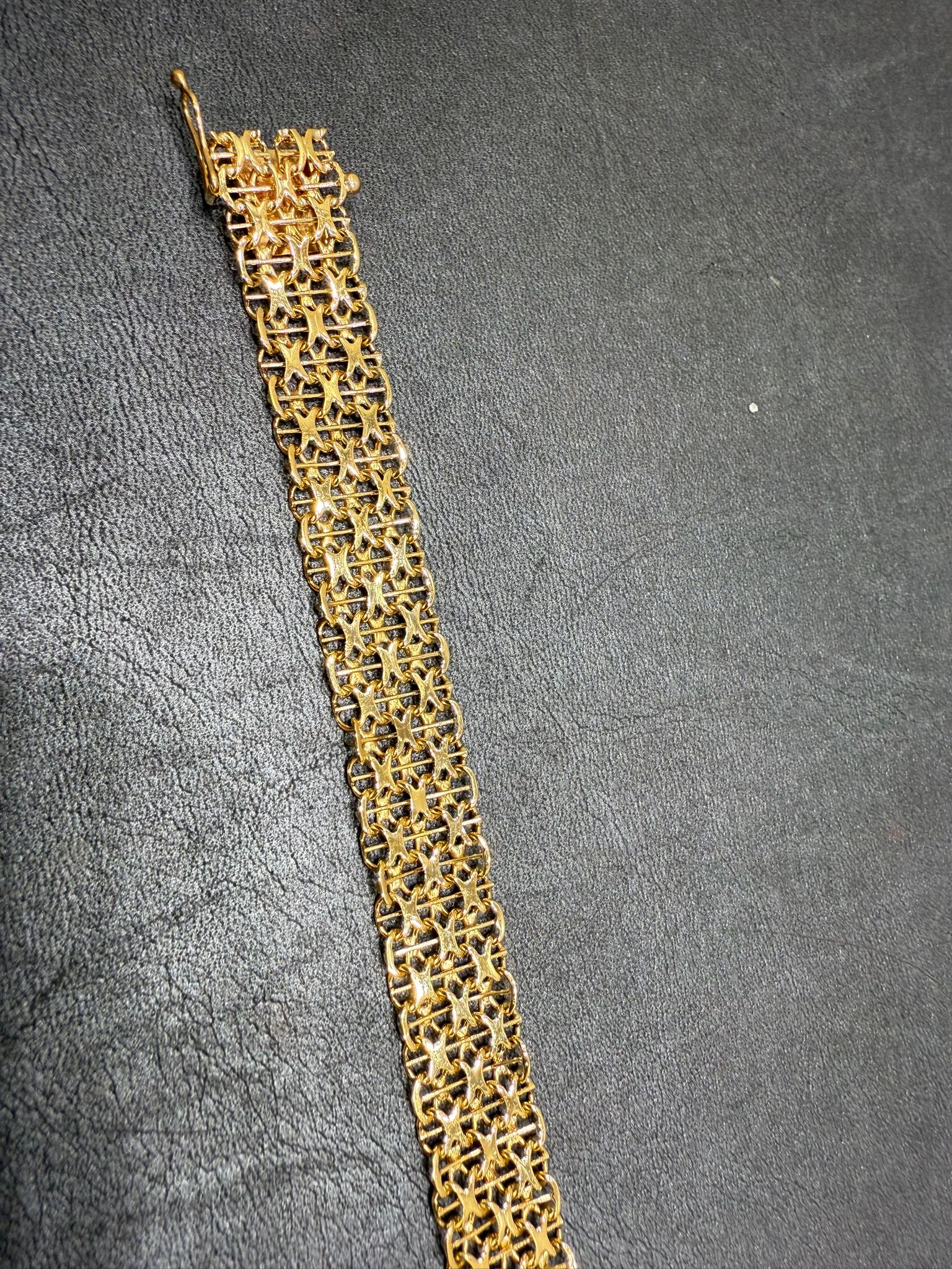 Begagnad X-länk Armband 18K - 16,25 g - Bild 4