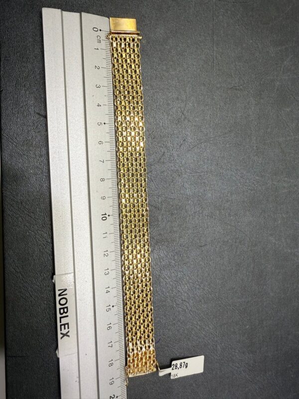 Begagnad X-länk Armband 18K - 28,87g - Bild 3