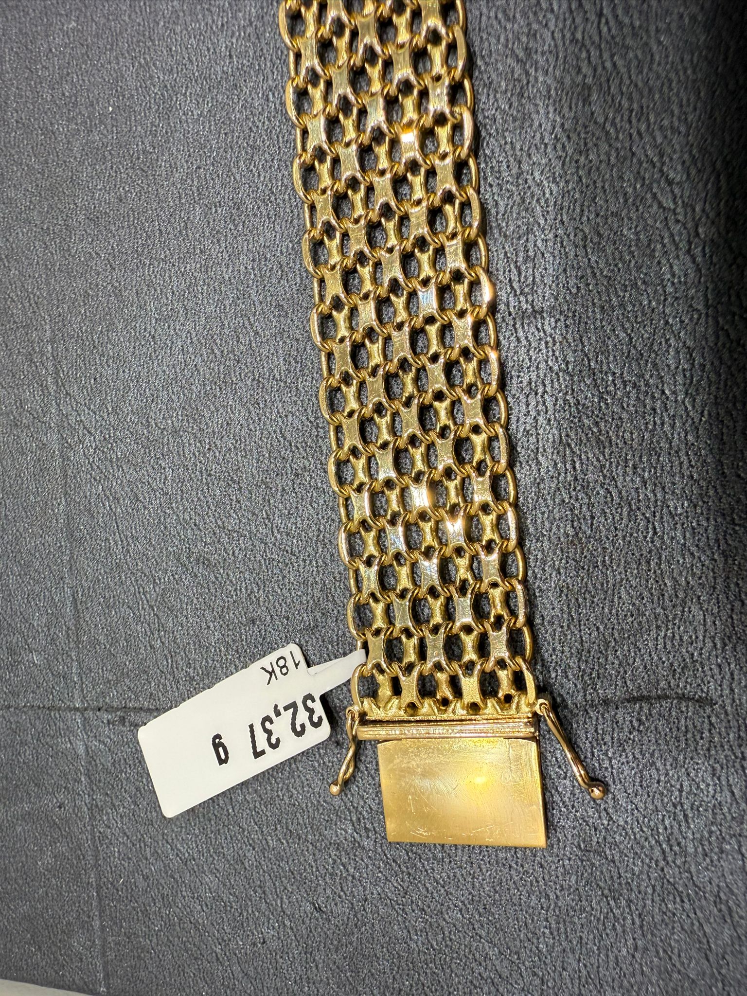 Begagnad X-länk Armband 18K - 32,37g - Bild 4