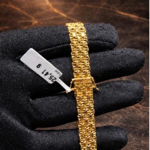 Begagnad X-länk Armband Stav 18K-25,41g