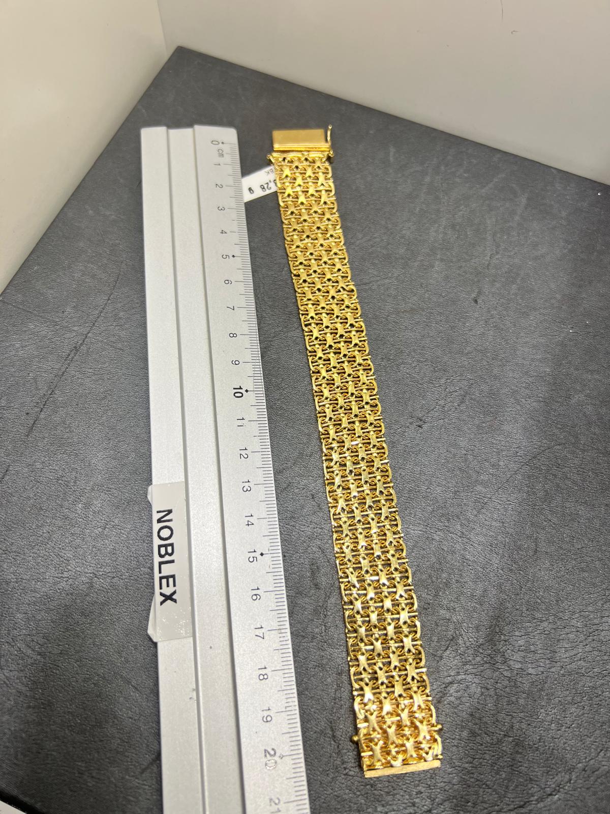 Begagnad X-länk Armband 18K - 53,28g - Bild 2