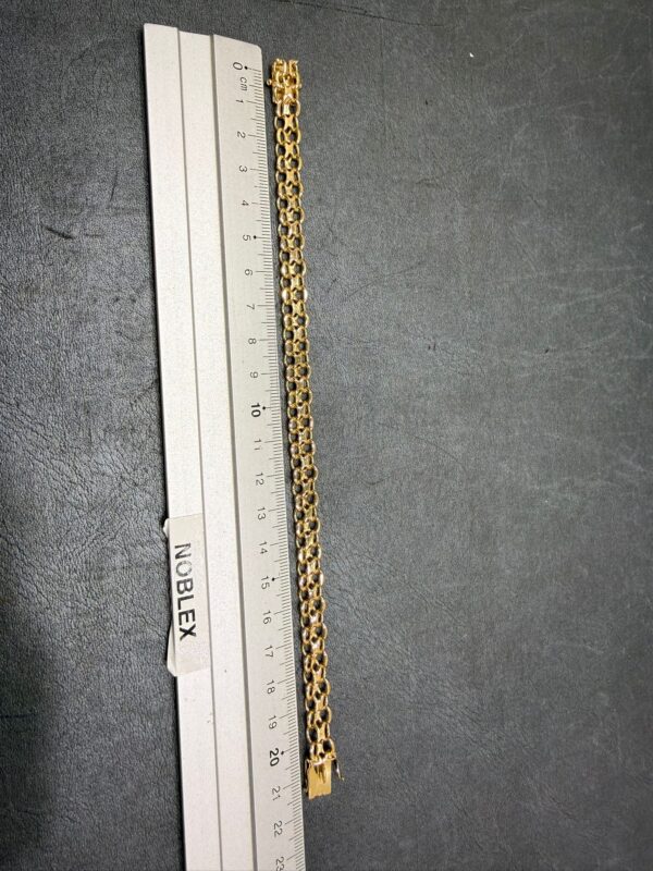 Begagnad X-länk Armband 18K - 17,29g - Bild 2