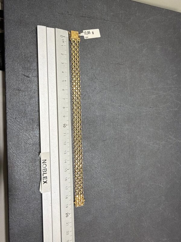Begagnad X-länk Armband 18K - 12,85g - Bild 2