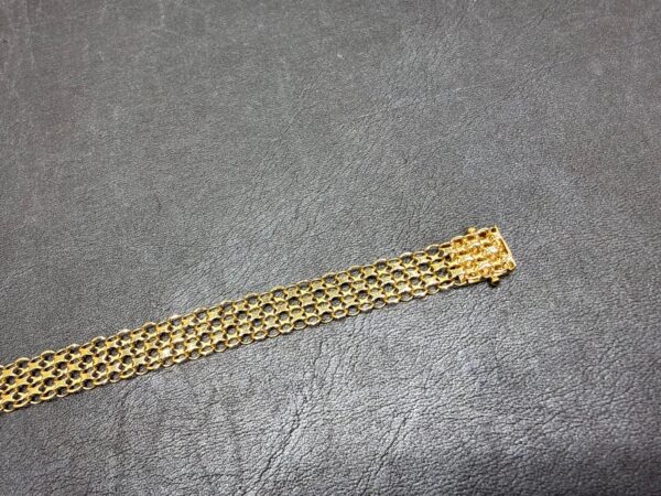 Begagnad X-länk Armband 18K - 12,85g - Bild 3