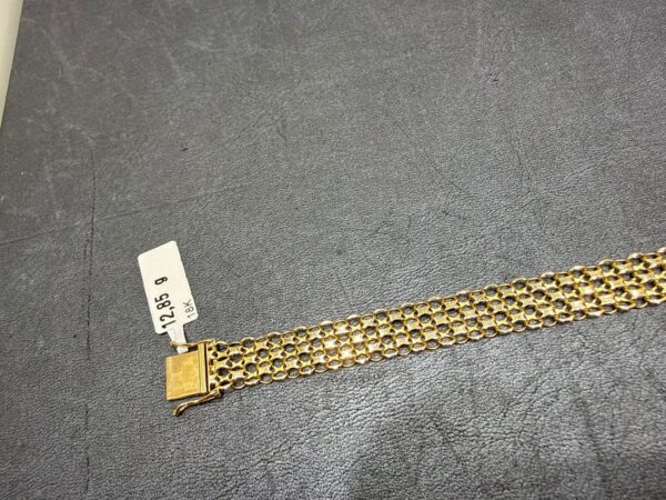 Begagnad X-länk Armband 18K - 12,85g - Bild 4
