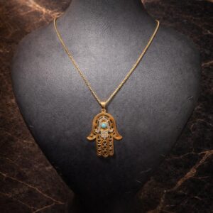 Begagnad Halsband –  med Hänge 18K - 6,87g