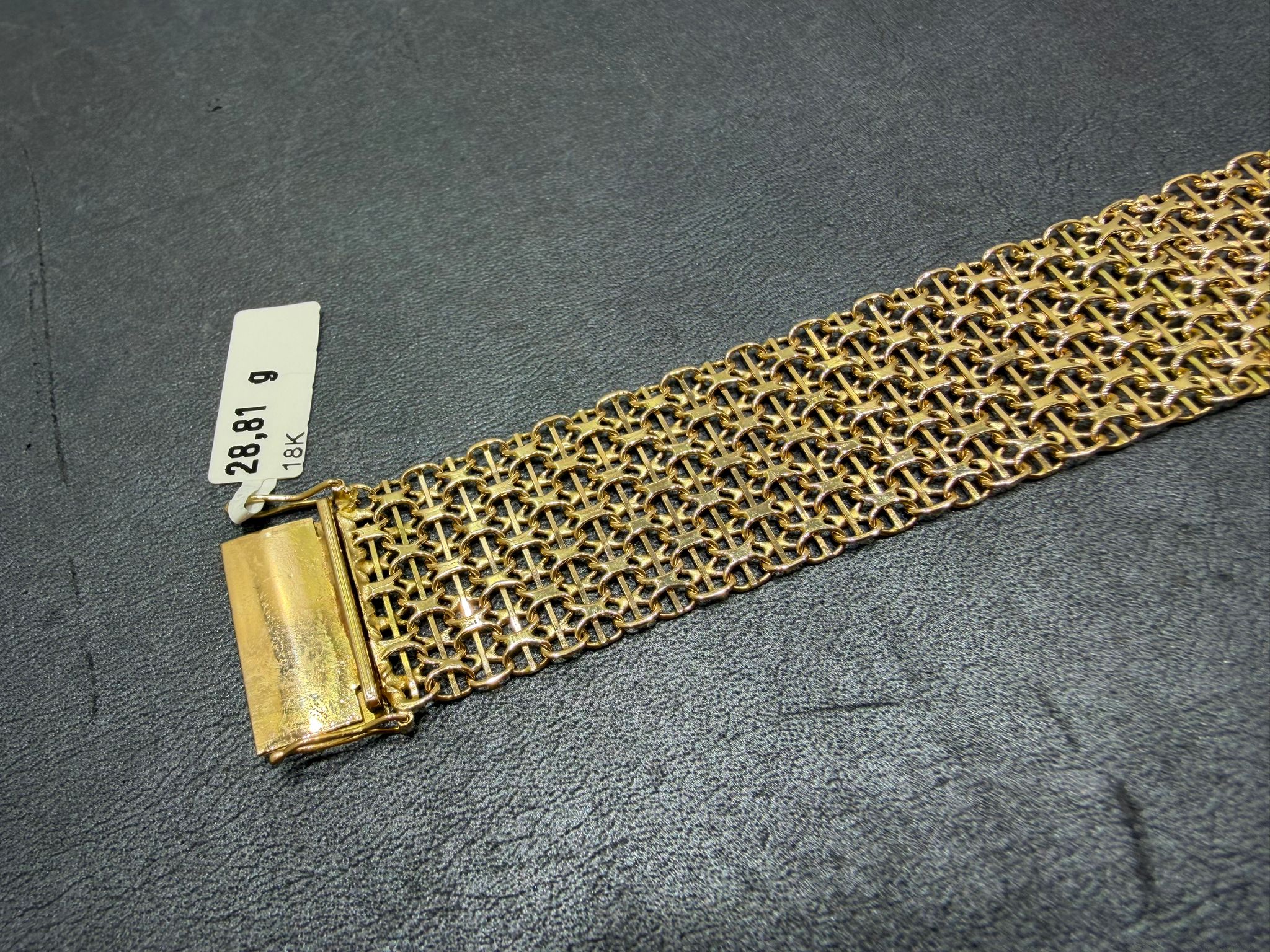 Begagnad X-länk Armband 18K - 28,81g - Bild 3