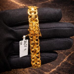 Begagnad X-länk Armband 18K - 30,17g