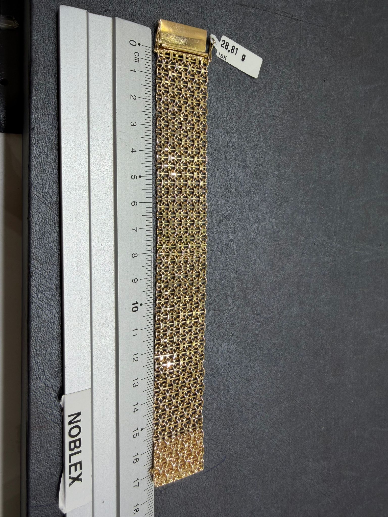 Begagnad X-länk Armband 18K - 28,81g - Bild 2