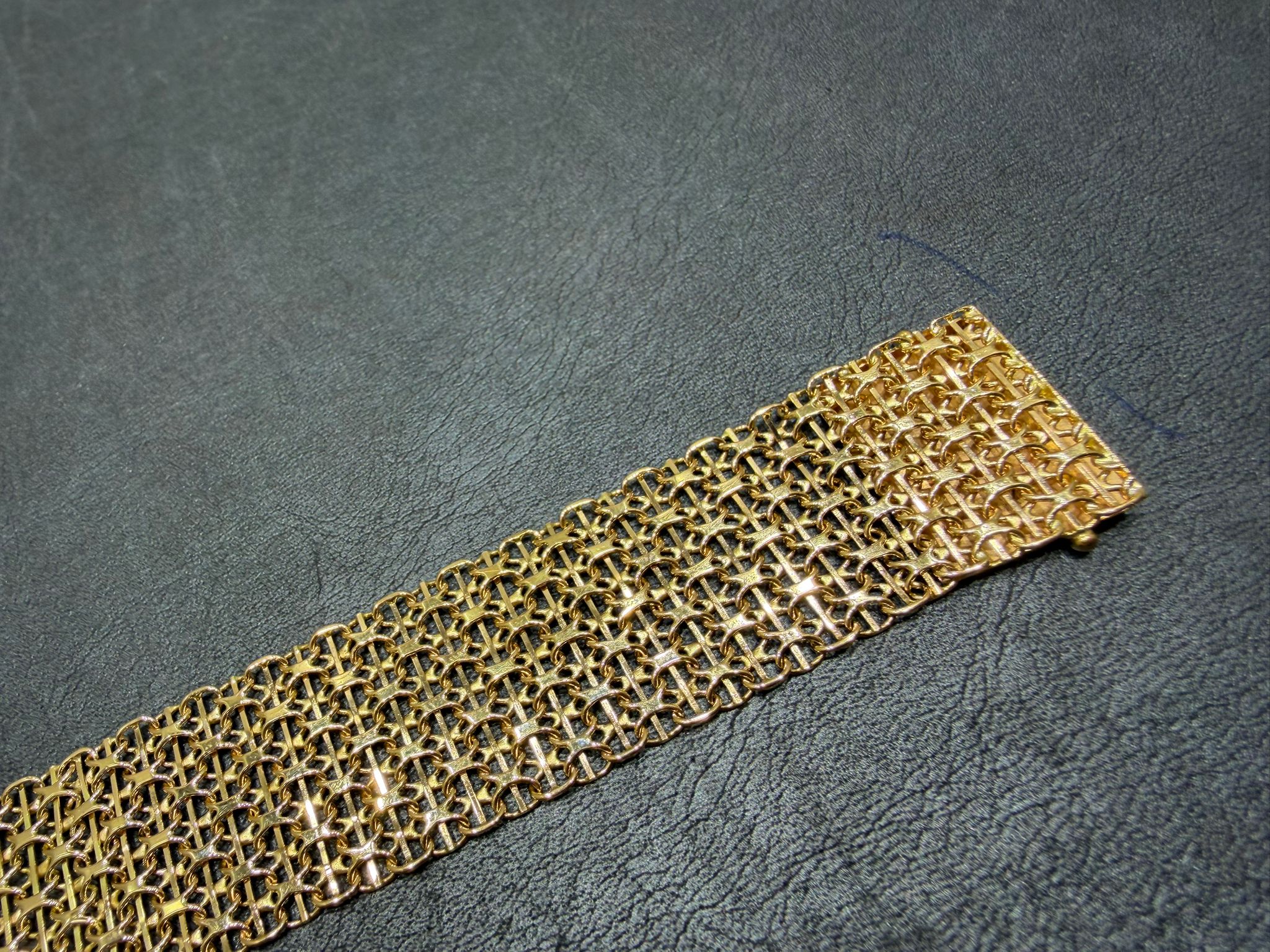 Begagnad X-länk Armband 18K - 28,81g - Bild 4