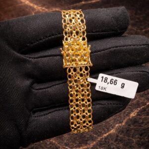 Begagnad X-länk Armband 18K - 18,66g