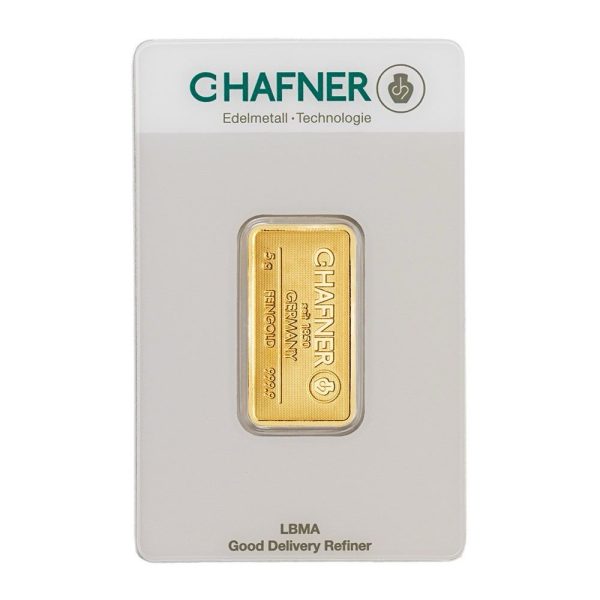C.Hafner - 5g Guldtacka - 999,9 - Bild 2