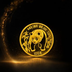 Kinesisk Guld Panda 1 oz (1986)-Exklusive