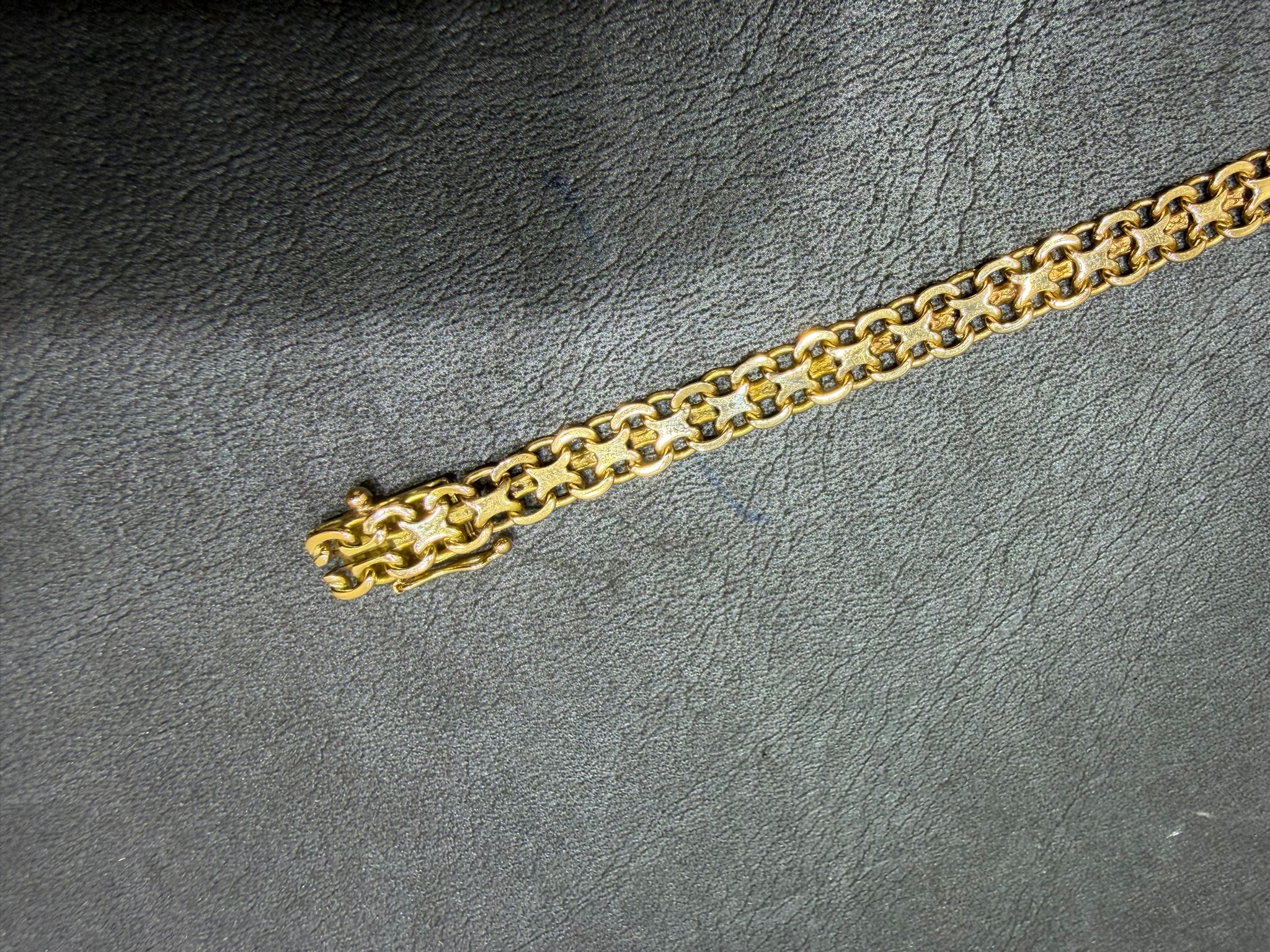 Begagnad X-länk Armband 18K - 10,81g - Bild 4