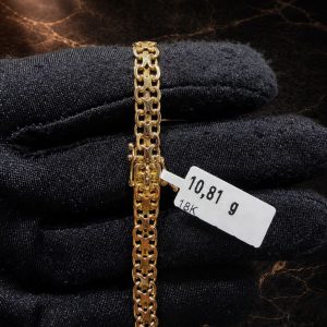 Begagnad X-länk Armband 18K - 10,81g