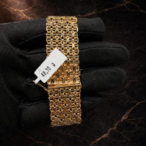 Begagnad X-länk Armband 18K - 48,10g