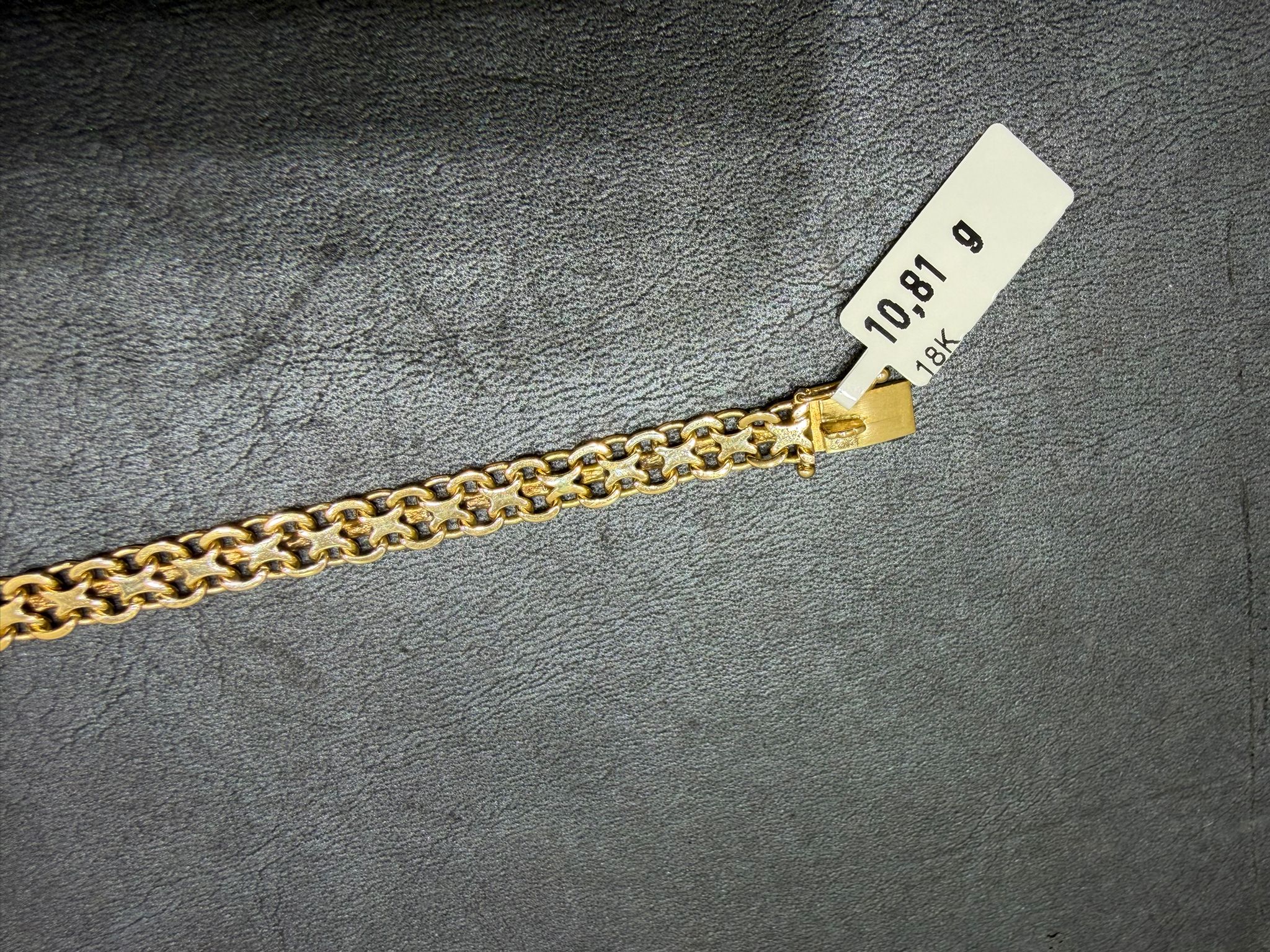 Begagnad X-länk Armband 18K - 10,81g - Bild 3