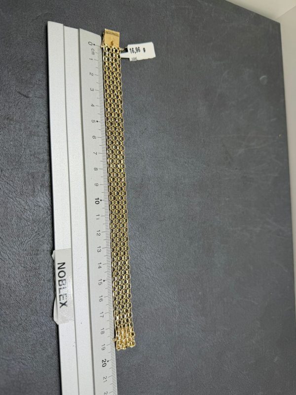 Begagnad X-länk Armband 18K - 16,96g - Bild 2