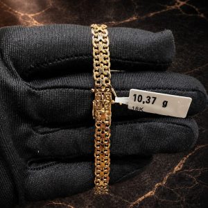 Begagnad X-länk Armband 18K - 10,37g