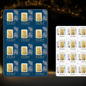 PAMP Suisse 12x1 gram multigram guldtacka - Lady Fortuna